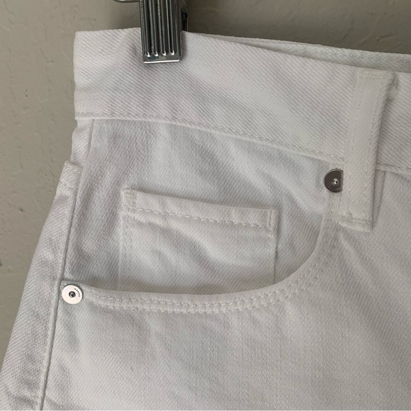 BLANKNYC The Barrow Vintage High-Rise White Denim Short Button Front 75XV8667SF - Picture 13 of 14